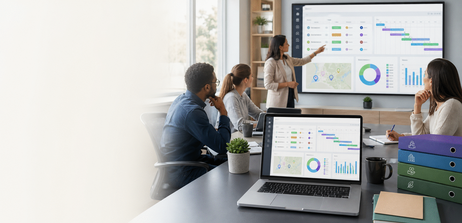 Public program dashboard concept for county government, municipal, and nonprofit teams
