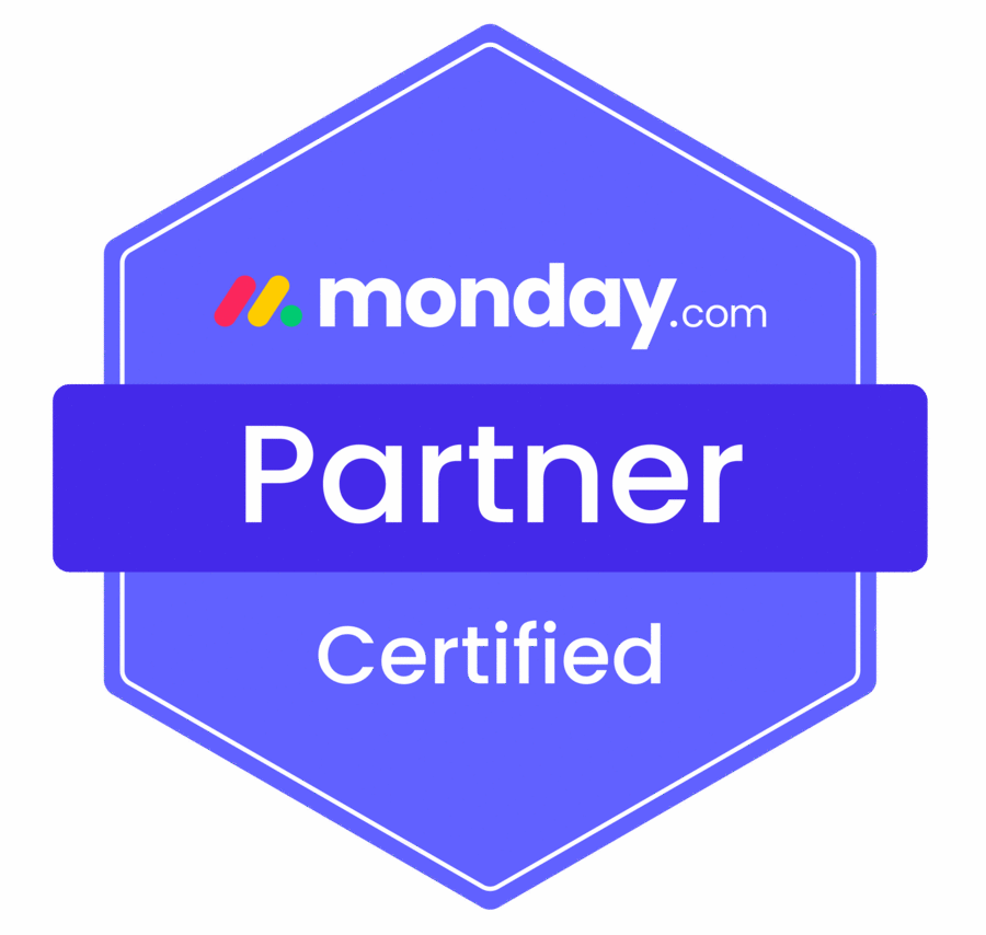 monday.com Partner Certified badge
