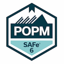 SAFe Product Owner Product Manager certification badge
