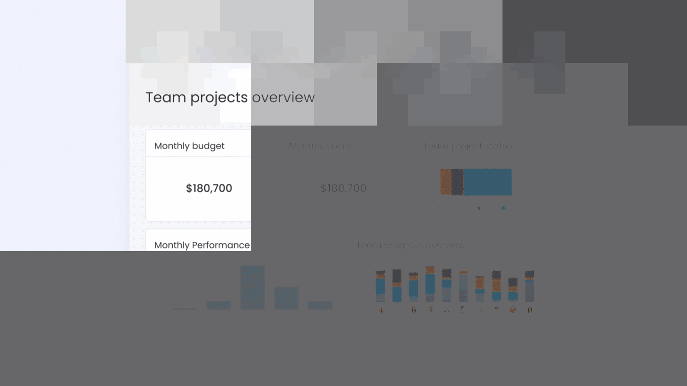 monday work management dashboard configured for leadership reporting